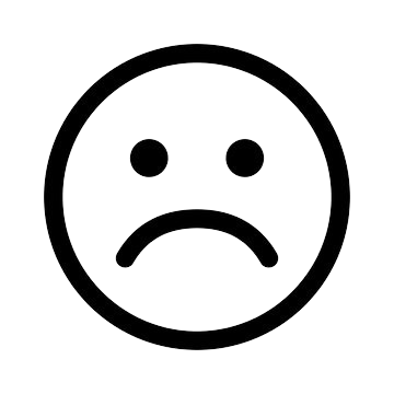 Sad face